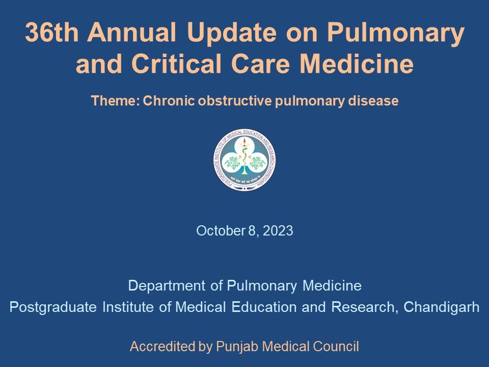 36th Annual Update on Pulmonary and Critical Care Medicine