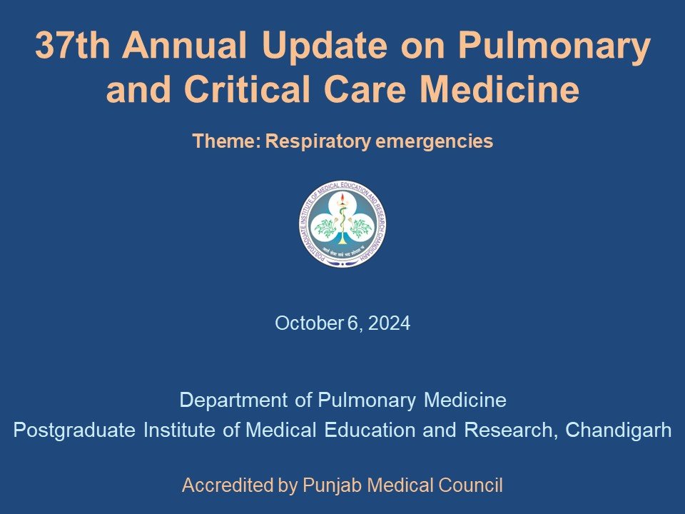 37th Annual Update on Pulmonary and Critical Care Medicine