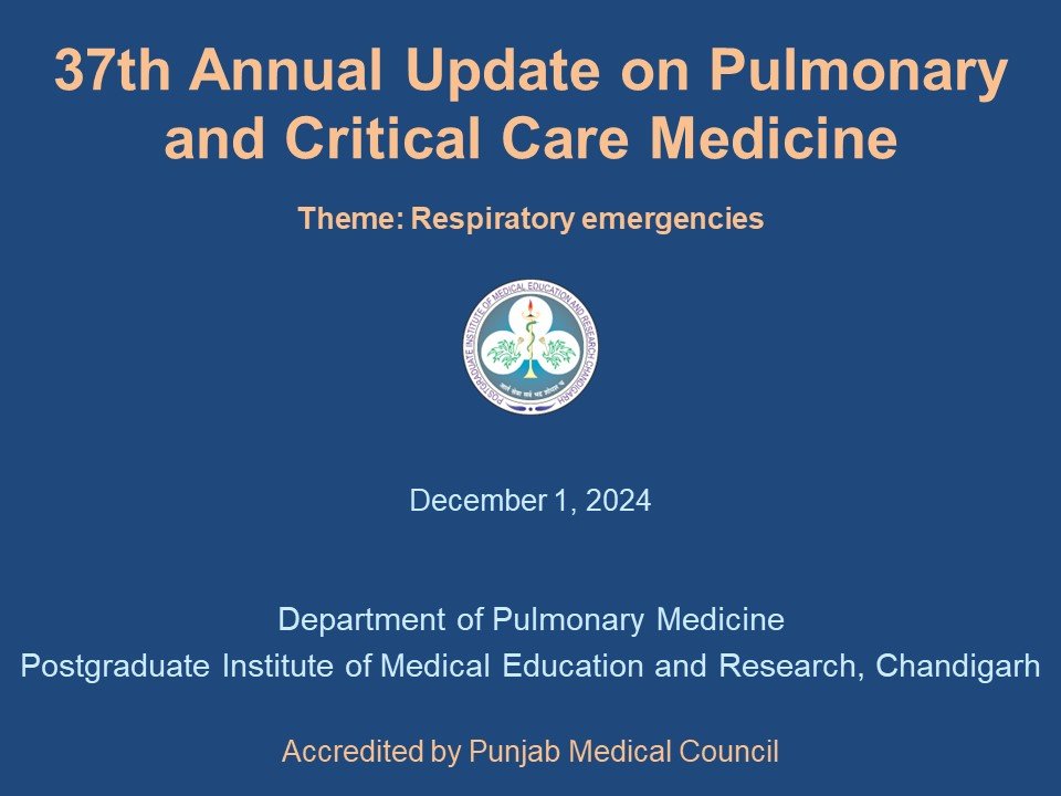 37th Annual Update on Pulmonary and Critical Care Medicine